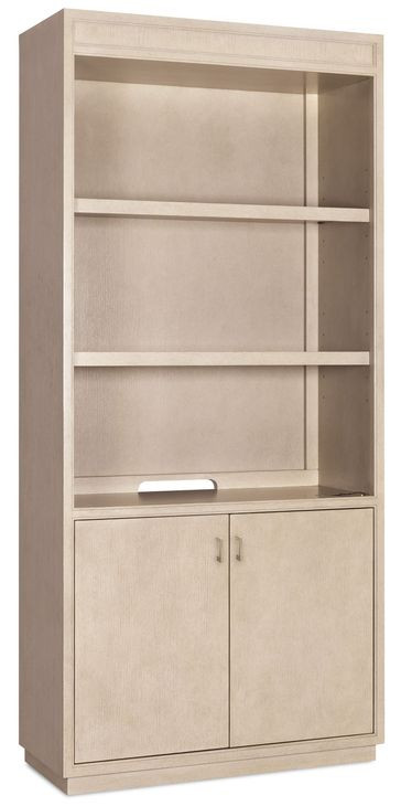 Marlowe Polished Limestone Credenza Home Office Set