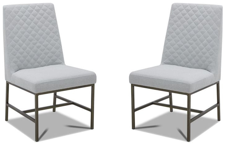 Diamond Elise Natural Dining Chair Set Of 2