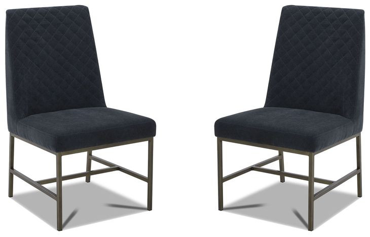 Diamond Elise Navy Dining Chair Set Of 2