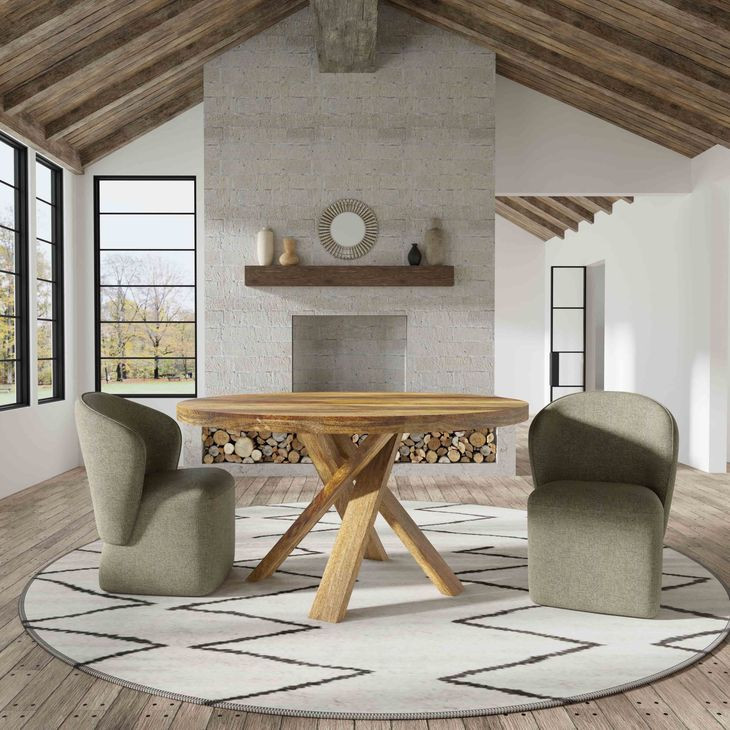 Crossings Amber 60" Round Dining Table