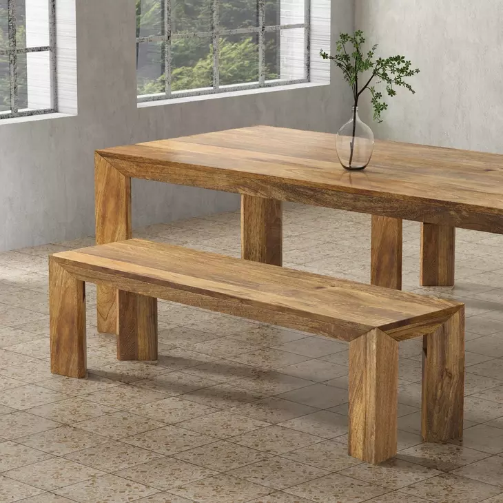 Crossings Amber 86" Rectangular Dining Table
