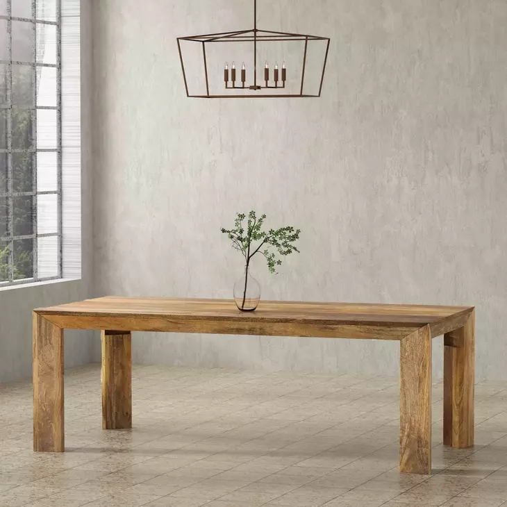 Crossings Amber 86" Rectangular Dining Table