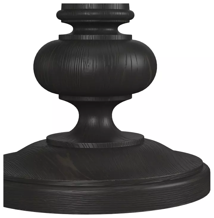 Atrium Black Round Spot Accent Table