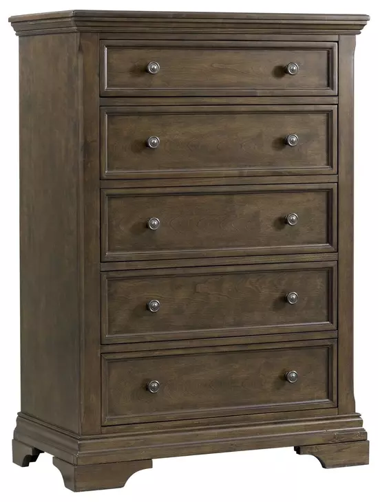 Olivia Rosewood 5 Drawer Chest