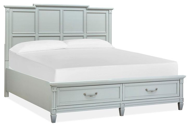 Glenbrook Pebble King Storage Panel Bed