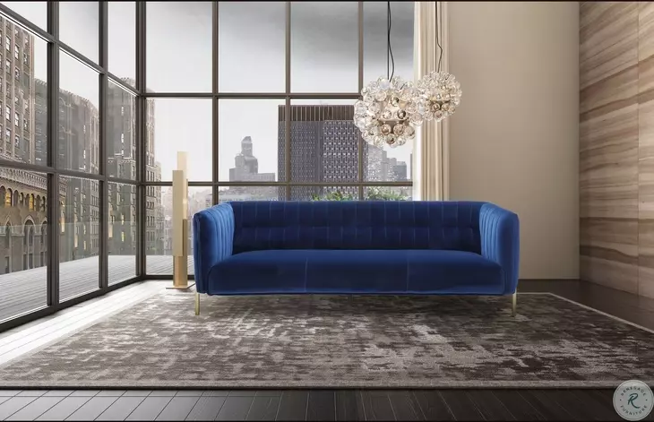 Deco Blue Sofa