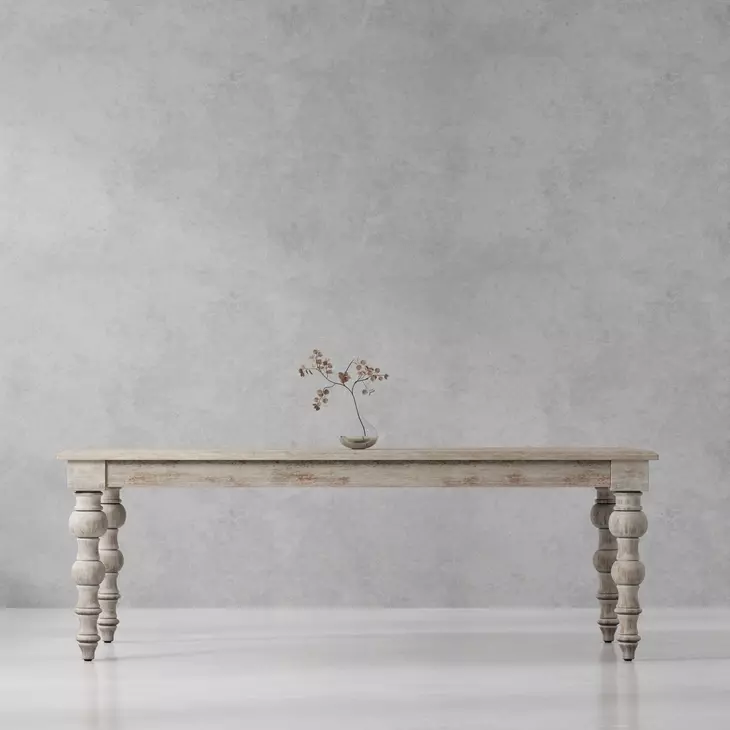 Crossings Toasted Tumbleweed Rectangular Dining Table