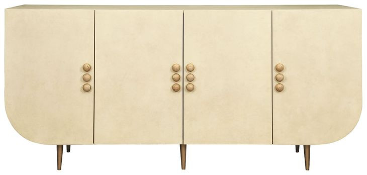 Deluca Beige 4 Door Buffet
