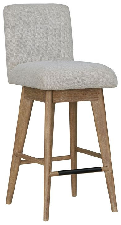Escape Neutral Swivel Bar Stool