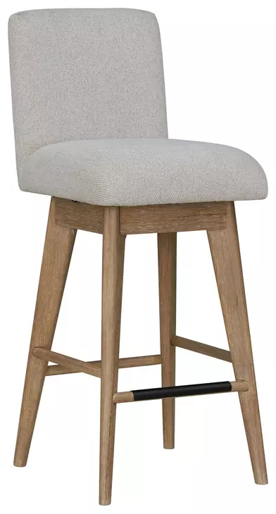 Escape Neutral Swivel Bar Stool