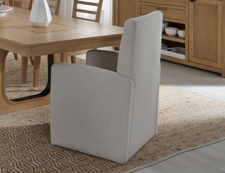Escape Neutral Performance Fabric Upholstered Dining Chair