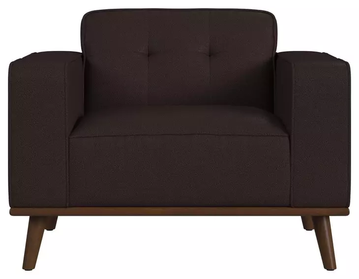Fate Pebble Brown Upholstered Chair