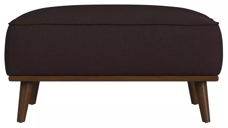 Fate Pebble Brown Upholstered RecPebble Tangular Ottoman