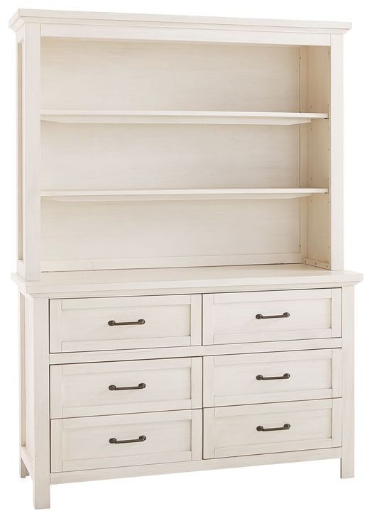 Westfield Brushed White 6 Drawer Dresser