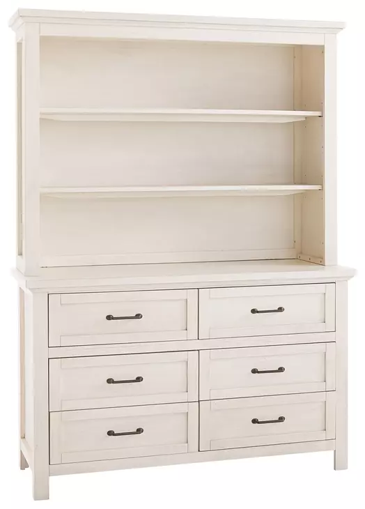 Westfield Brushed White 6 Drawer Dresser