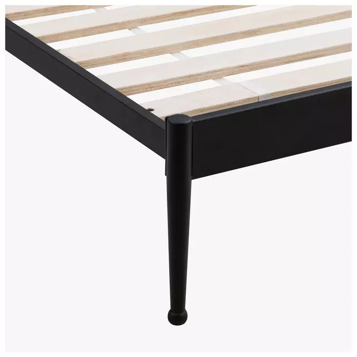 Metal Beds Matte Farmhouse King Metal Bed