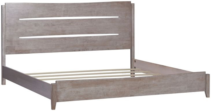 Zest Brown King Panel Bed