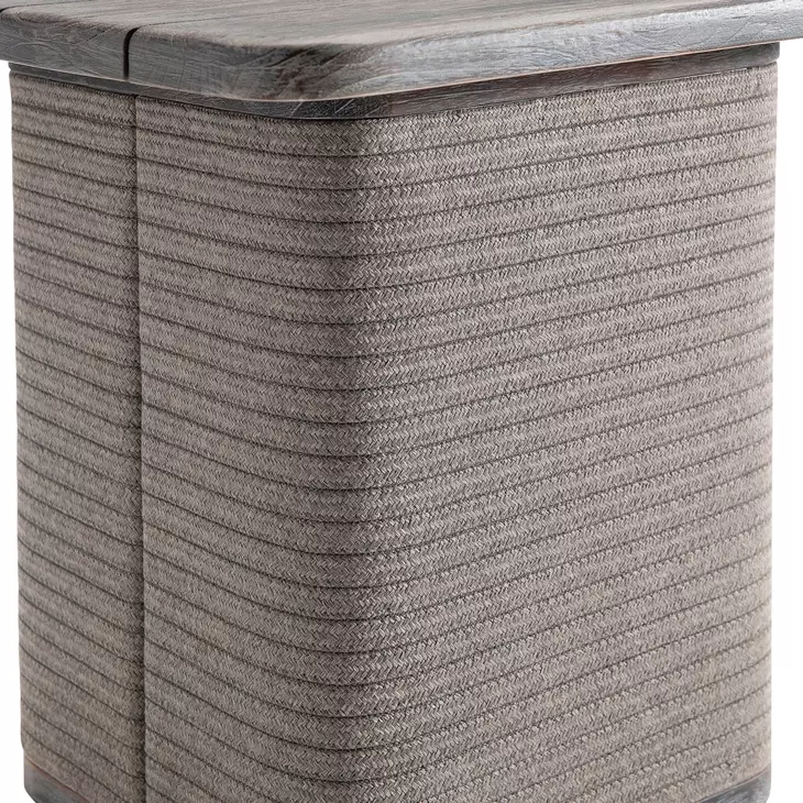 Rialto Brown Square Outdoor Side Table
