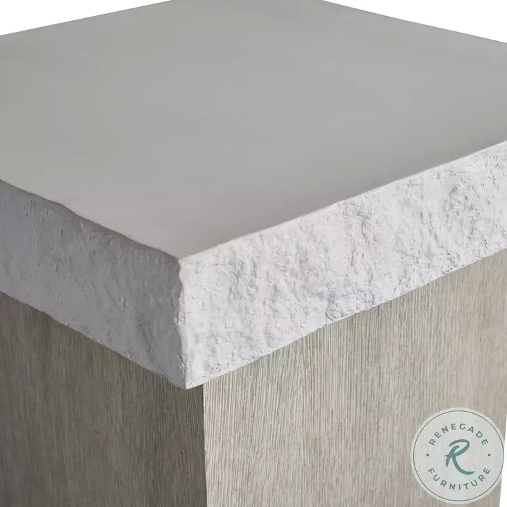 Beauclair Flaxen And Vintage Cream Side Table