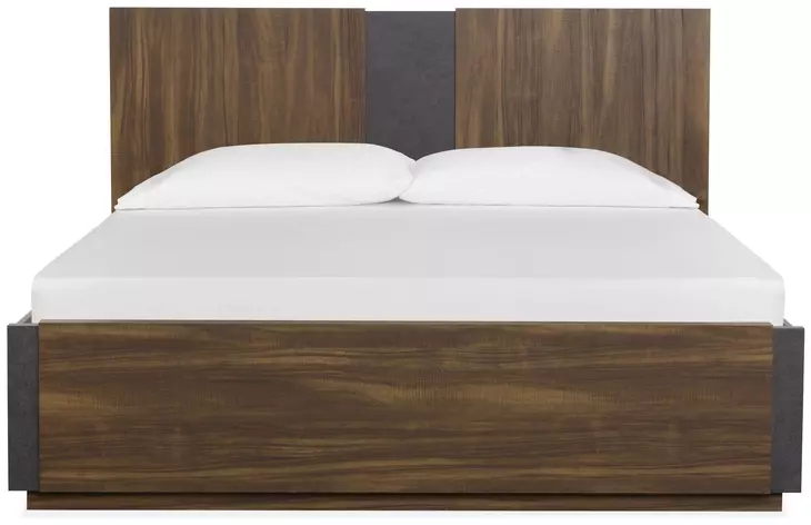 Jensen Tavern Brown and Gray Queen Panel Bed From Magnussen Home