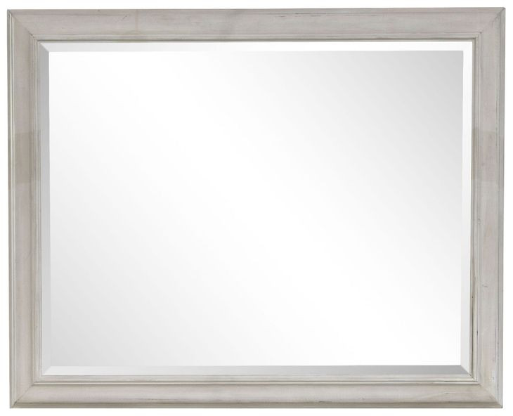 Bronwyn Alabaster 8 Drawer Dresser with Rectangular Mirror