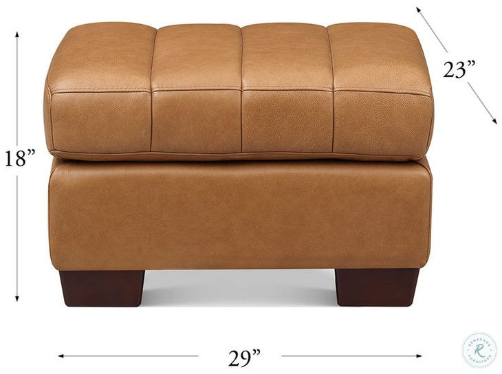 Baylor Cinnamon Leather Living Room Set
