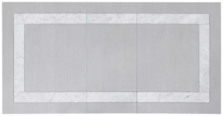 Fiona Mist Gray 78" Extendable Rectangular Dining Table