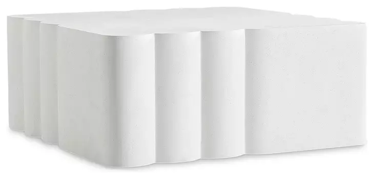 Monterosso Natural Stonecast Outdoor Square Cocktail Table