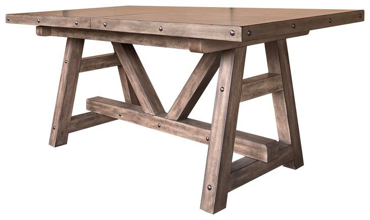 Lodge Siltstone Extendable Counter Height Dining Table