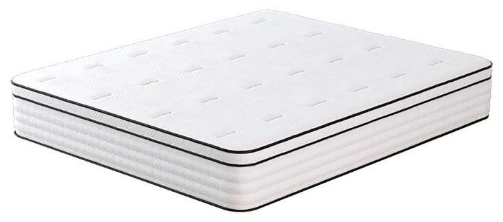 Salvia White 12" Hybrid Pocket Coil Full Mattress