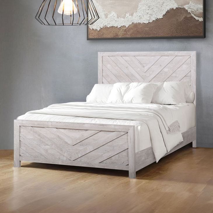 Biscayne Gray Full Panel Bed