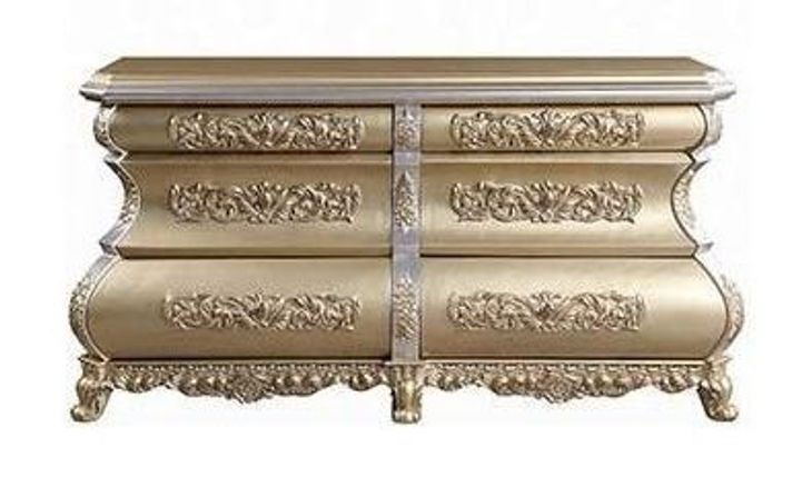 Seville Gold 6 Drawer Server