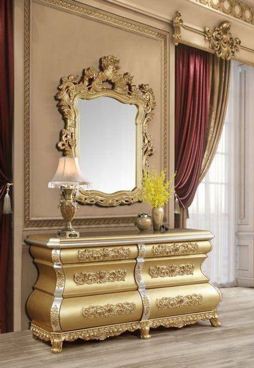 Seville Gold 6 Drawer Server