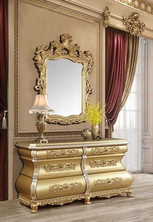 Seville Gold 6 Drawer Server