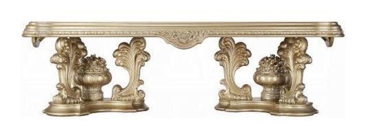 Seville Gold 106" Rectangular Dining Table