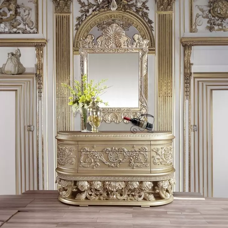 Vatican Champagne Silver 2 Door Server