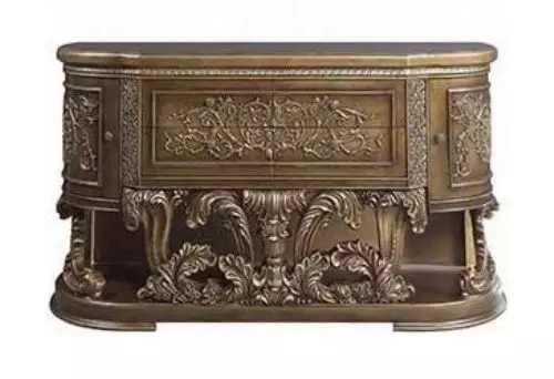 Constantine Brown and Gold 2 Door Server