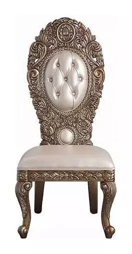 Constantine Gold Upholstered Side Chair Set of 2