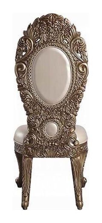 Constantine Gold Upholstered Side Chair Set of 2