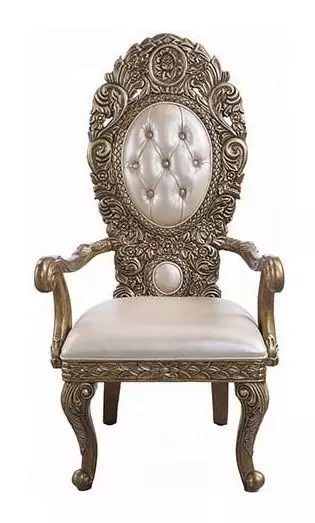Constantine Gold Upholstered Arm Chair Set of 2