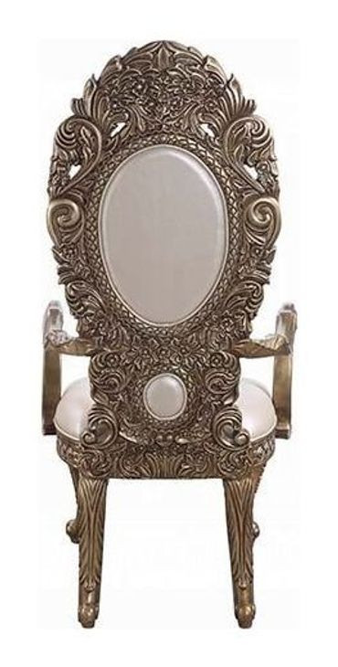 Constantine Gold Upholstered Arm Chair Set of 2