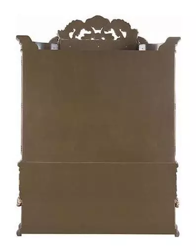 Constantine Brown and Gold 6 Door Curio Cabinet with LED