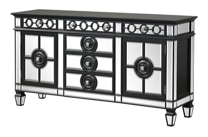 Varian II Black Extendable Rectangular Glass Top Dining Room Set