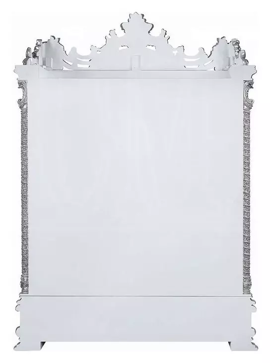 Valkyrie Antique Platinum 2 Door Curio Cabinet with LED