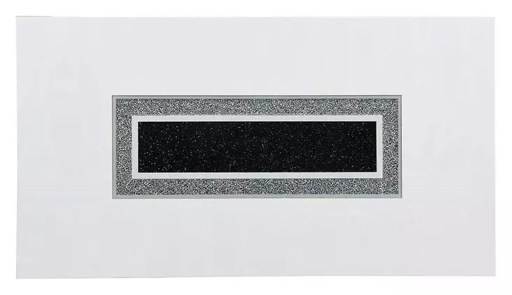 Elizaveta Gray and White 79" Rectangular Dining Table