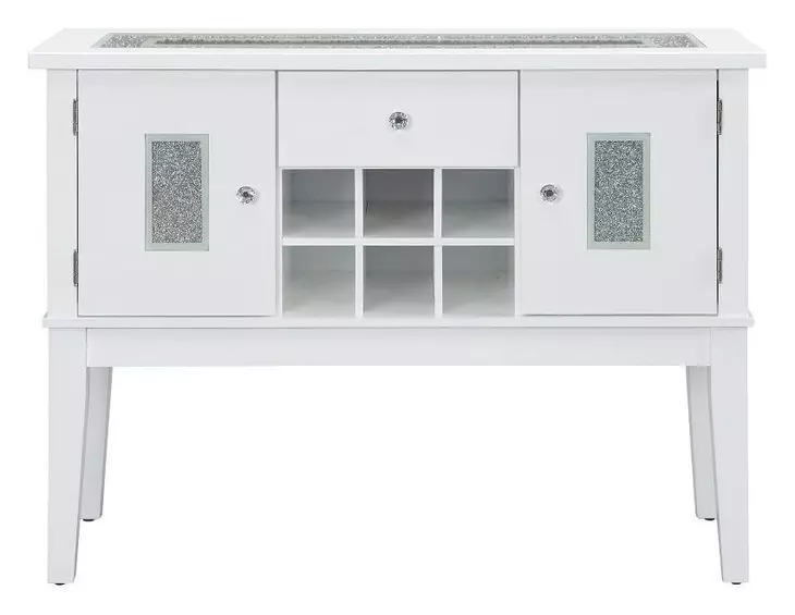 Elizaveta Gray and White 2 Door Server