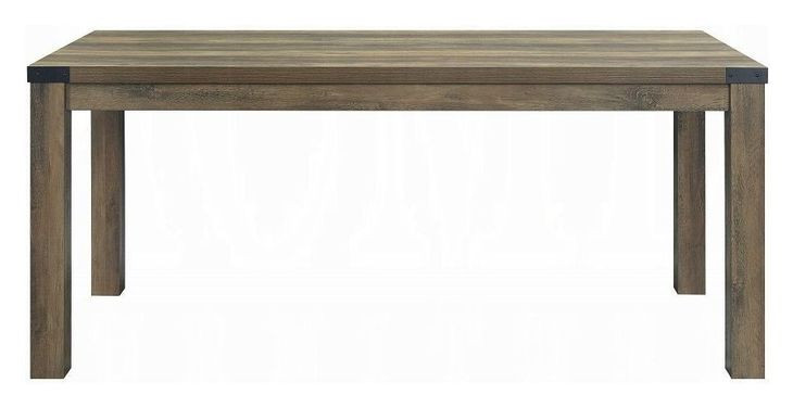 Abiram Rustic Oak 71" Rectangular Dining Table