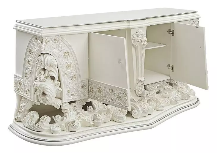 Adara Antique White Rectangular Dining Room Set