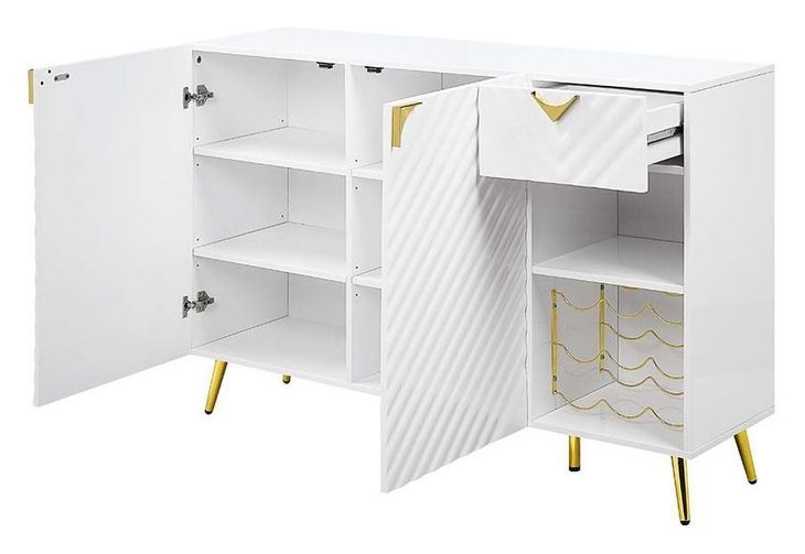 Gaines White 2 Door Server