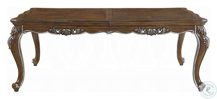 Latisha Antique Oak 96" Extendable Rectangular Dining Table